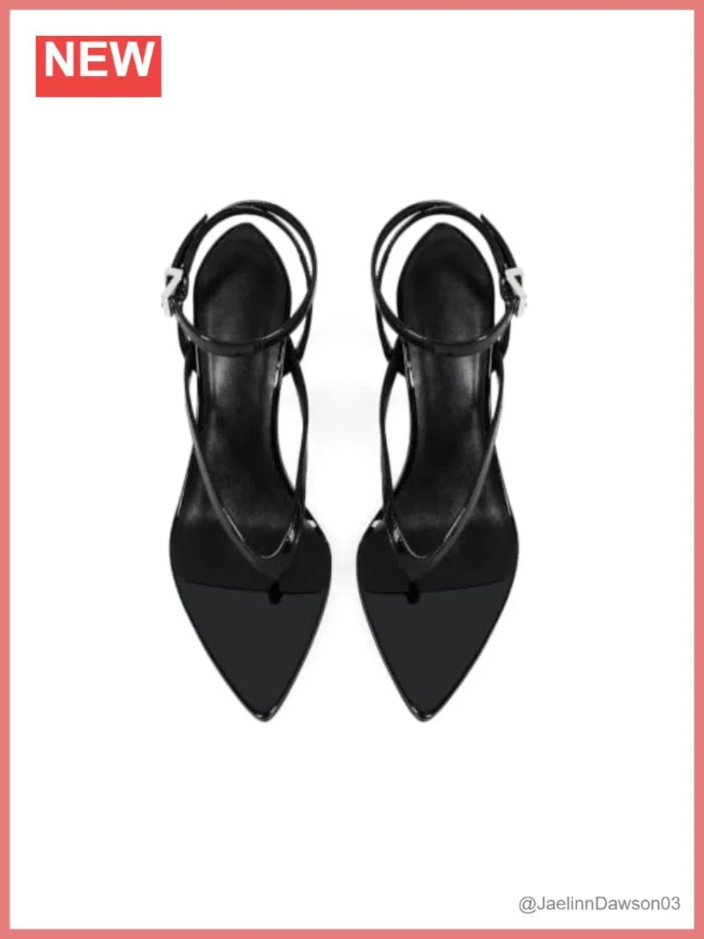 Strappy Wedge Heels Sandals Faux Leather Thong Ankle Strap Clear Heel 4.13in